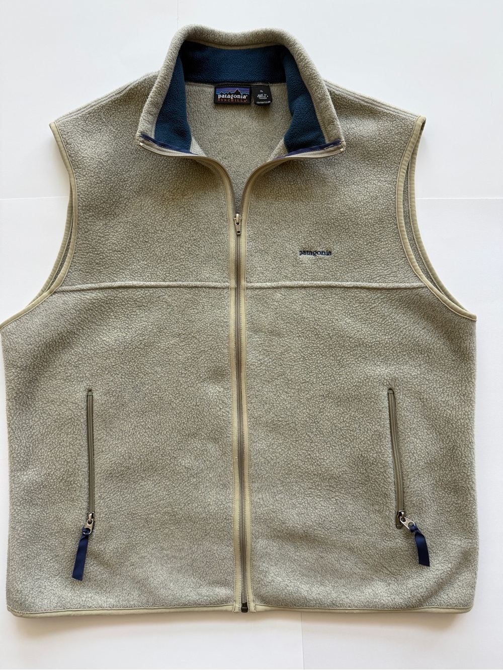 Vintage Patagonia Synchilla Fleece Vest Mens size XL Beige Canada